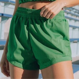 Daily Drills Green Mesh Shorts M/L